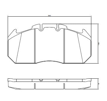 Pastilla de freno delantera Cobreq N-1504