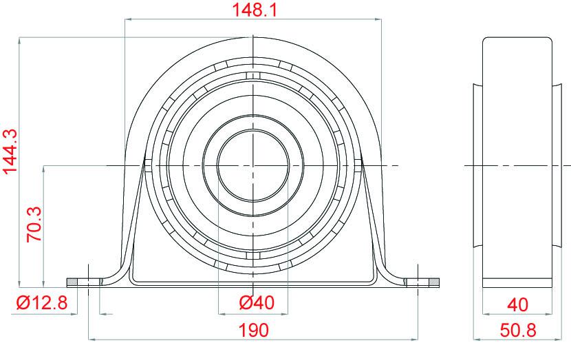 Soporte de cardan SKF VKQA 88518 AC
