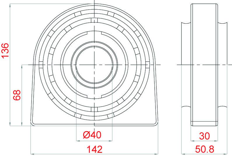 Soporte de cardan SKF VKQA 88518 A