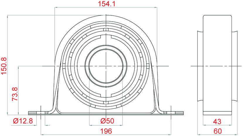 Soporte de cardan SKF VKQA 88510 AC