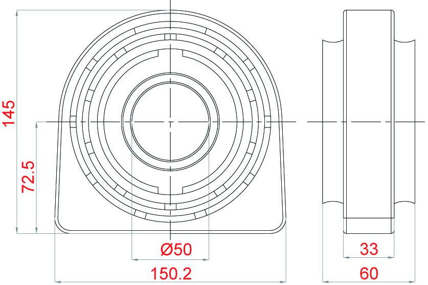 Soporte de cardan SKF VKQA 88510 A