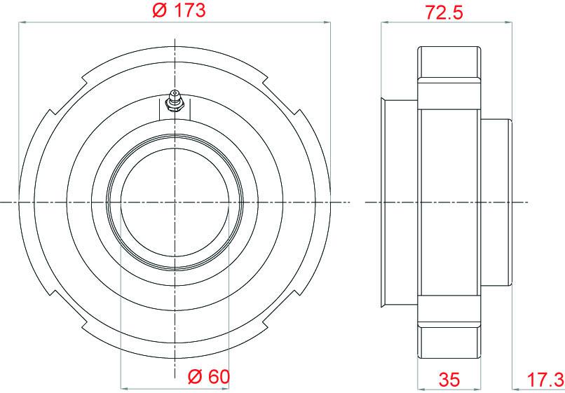 Soporte de cardan SKF VKQA 88113 A