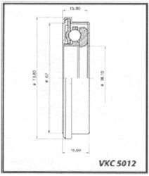 Crapodina de embrague SKF VKC 5012