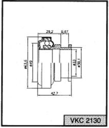 Crapodina de embrague SKF VKC 2130