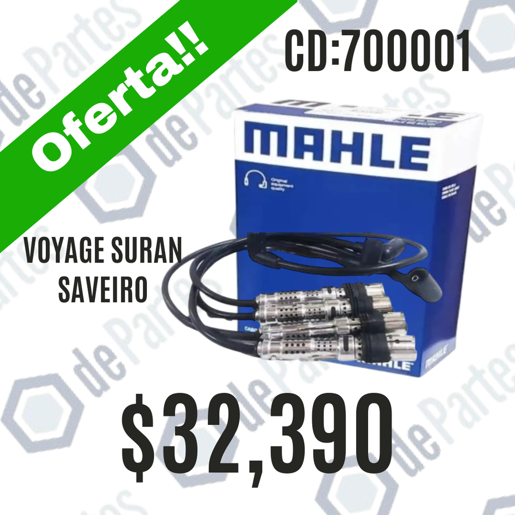 CABLE BUJIA MA700001 VW VOYAGE SURAN SAVEIRO POLO CLASSIC GOLF 1.6 8V EA 111/RSH GOL 1.4 83CV CNBA 12-10/..FOX 1.6 8V EA111 RSH