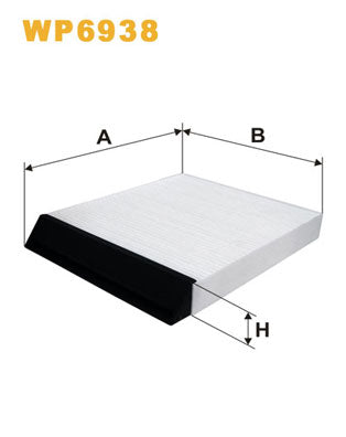 Filtro de habitaculo Wix WP6938 Renault Scenic