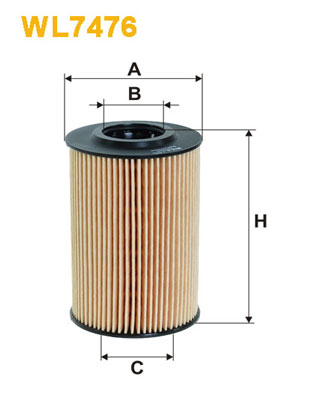 Filtro de aceite Wix WL7476 Vw Amarok 2.0 Tdi