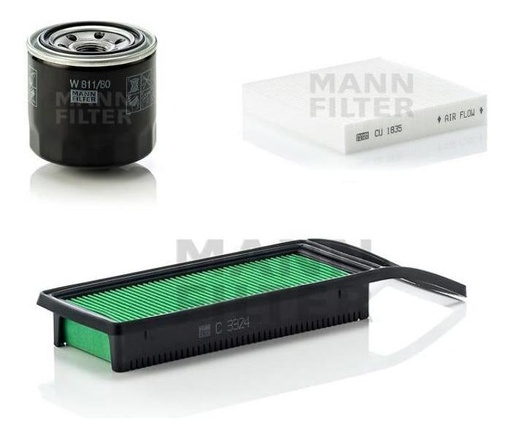 Kit de filtros Mann Honda Fit 1.4 Lx