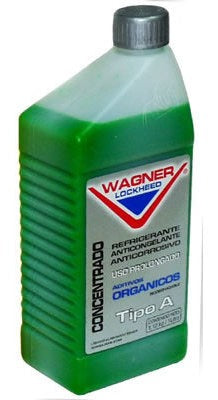 Liquido refrigerante verde orgánico 1lt