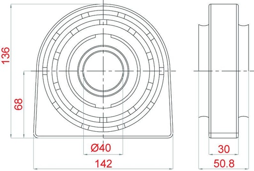 Soporte de cardan SKF VKQA 88518 A