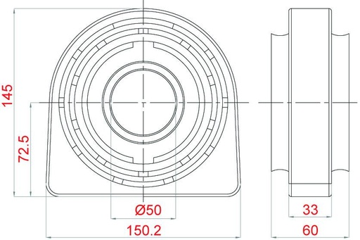 Soporte de cardan SKF VKQA 88510 A
