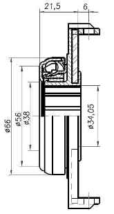 Crapodina de embrague SKF VKC 2548 H