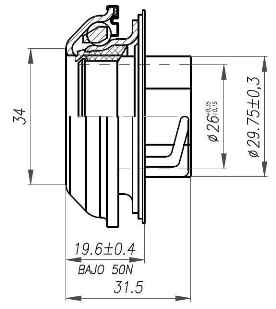 Crapodina de embrague SKF VKC 2191 H