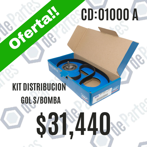 KIT DISTRIBUCION SKF VKMA01000A M/AUDI ORION/ESC**  ESCORT-GALAXY-ORION 1.6-1.8-2.0 NAFTA TENSOR VKM11000H CORREA 121SX180